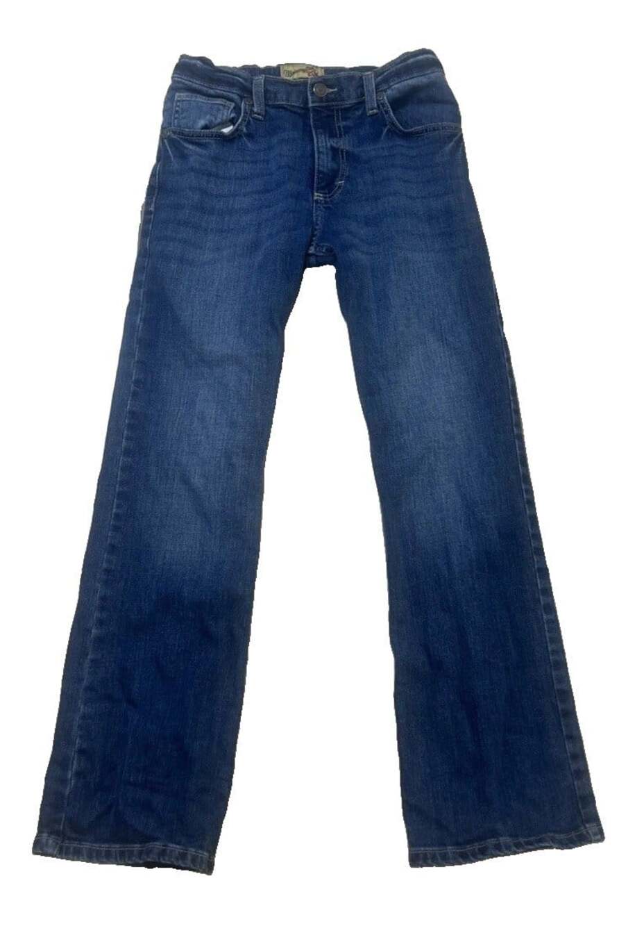 Wrangler 20X Boys 14 Regular Youth Jeans Blue Western Adjustable Waist Rodeo